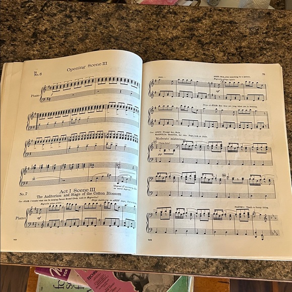 Vintage “Show Boat” Vocal Score Book - Picture 5 of 6